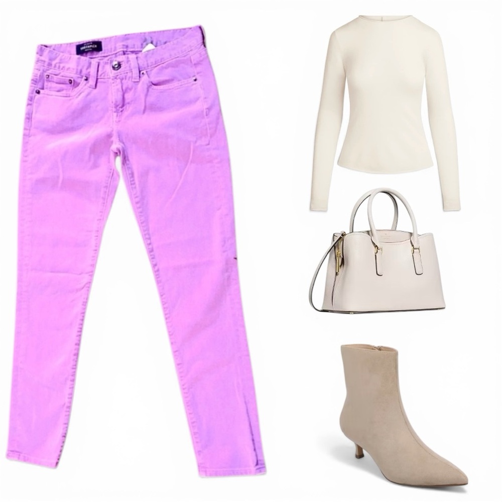 💗 J.Crew Toothpick Skinny Jeans – Cotton Candy Pink – Size 26A 💗